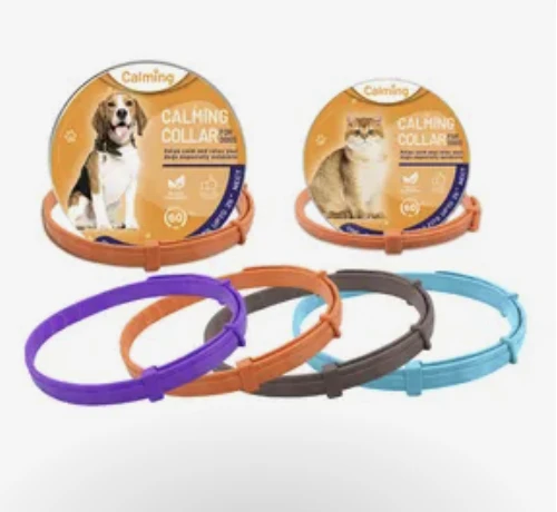 Collare calmante per cani e gatti con olio di lavanda